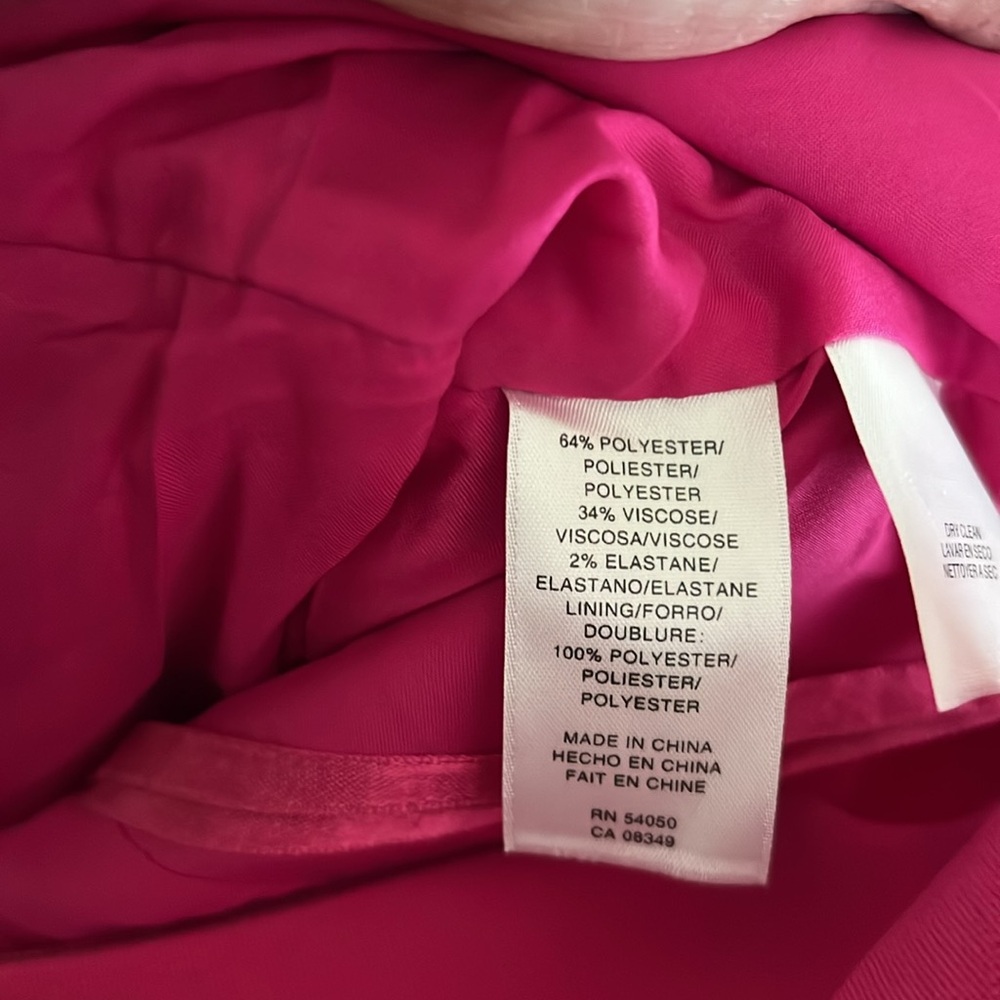 Anne Klein fuchsia sleeveless dress - Picture 5 of 5